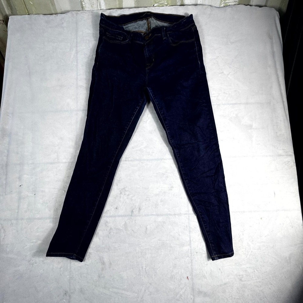 J.Brand Jeans Womens 30 Blue Denim Dark Wash Silhouette Fit Contemporary Skinny